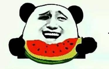 吃瓜后很渴,畅饮解渴——夏日消暑新体验
